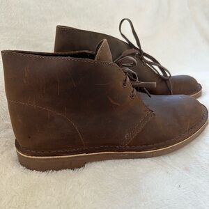 Clarks Dark Brown Men’s  Desert Boots 8.5 M Chukka Boots